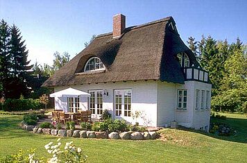 Reetdachhaus in Schleswig-Holstein