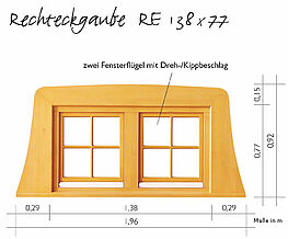 Rechteckgauben RE 138/77