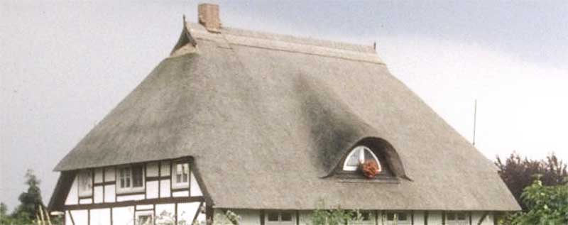 An effectively ventilated thatched roof: sound and normal wear and tear (cold roof).